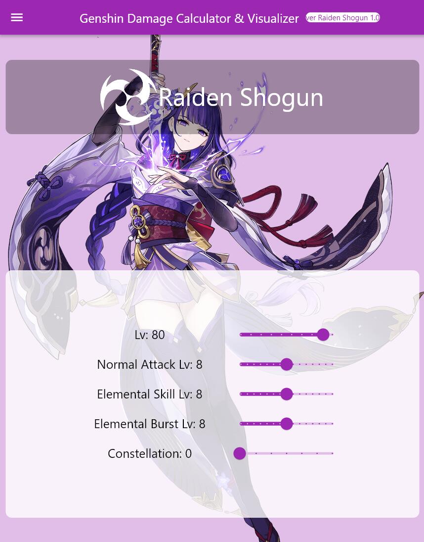 Genshin Calculator - Damage Calculator & Simulator for Android